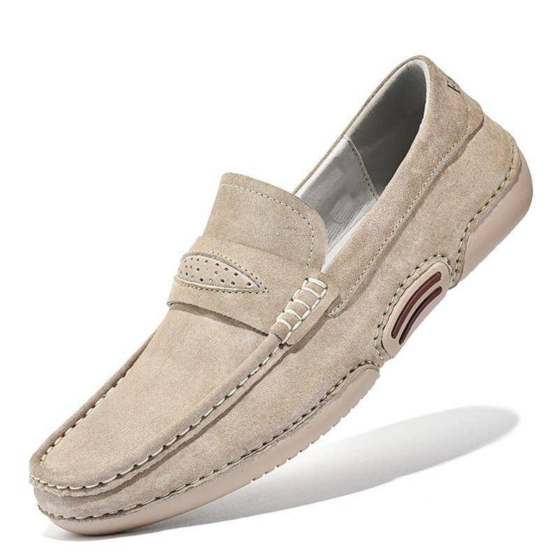 Italian Leather Breathable Loafers